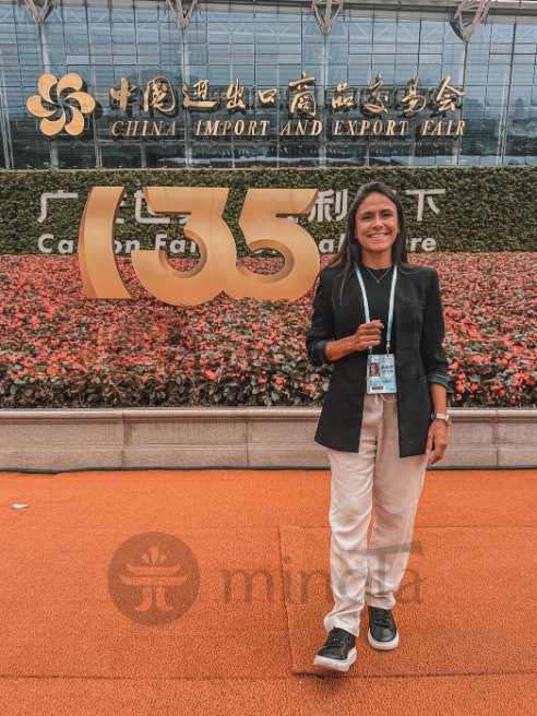 Mingta en la Feria de Cantón